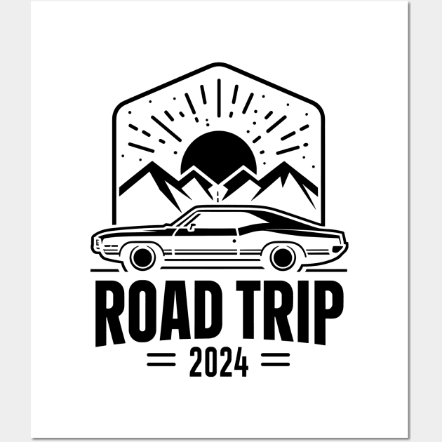 road trip 2024 for road trip family Wall Art by Pharmacy Tech Gifts